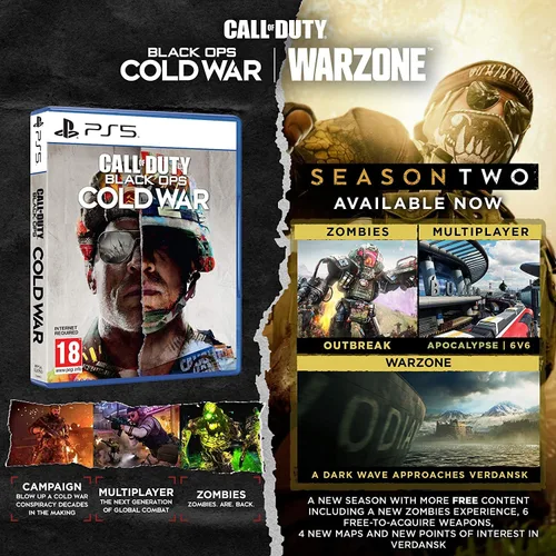Vista 2 de Call of Duty: Black Ops Cold War - Playstation 5 (EU Version)
