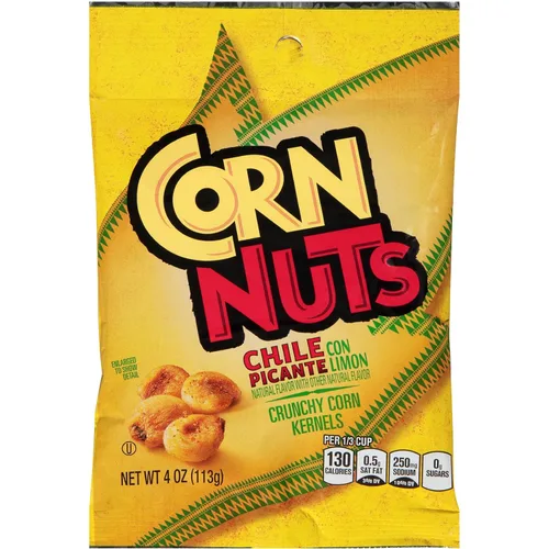 Vista 6 de CORN NUTS Granos de maíz con sabor a barbacoa, aperitivos de maíz crujientes, caja de aperitivos, paquetes variados para adultos, 4 onzas