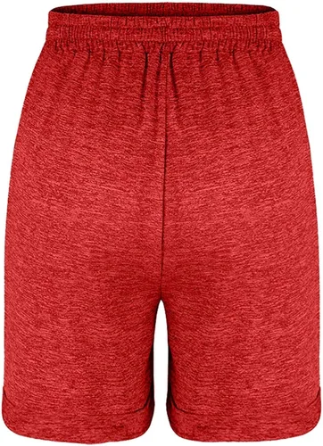 Vista 3 de Pantalones cortos de vendaje para mujer, pantalones cortos estampados con bolsillos, pantalones sueltos casuales para mujer, tops de manga corta