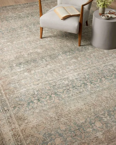 Vista 49 de Loloi Angela Rose Aubrey Collection AUB-02 - Alfombra decorativa de 2 pies 3 pulgadas x 3 pies 9 pulgadas, altura de pelo 0,19 pulgadas, diseño