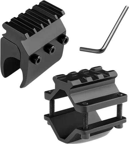 Vista 8 de 360 Tactical Universal 21mm Weaver Base Adaptador Convertidor de Cañón Alcance de Alcance de Carga Pesada