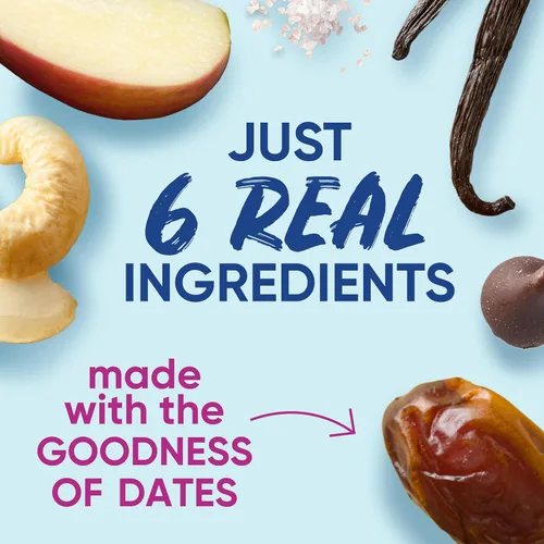 Vista 4 de Larabar Barras de masa de galletas con chispas de chocolate, veganas, sin gluten, 6 barras Sin gluten, vegano, sin lácteos, sin soja, sin OMG