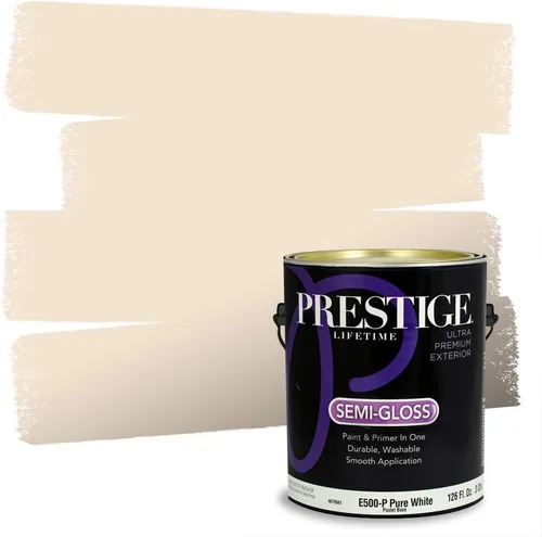 Vista 118 de Pintura 2 en 1, para primera mano y para exterior, de Prestige Paints, E100-N-1120BM