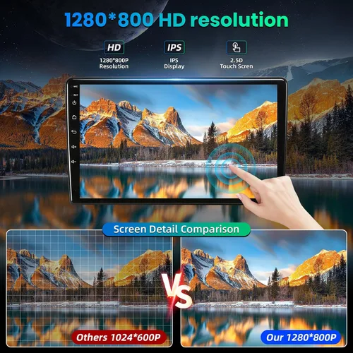 Vista 7 de 4 GB RAM+64 GB ROM Android 15 Radio de coche para Dodge Ram 1500 2500 2013