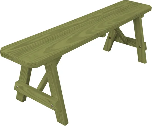 Vista 70 de Furniture Barn USA Pine - Banco tradicional de 2 pies, color negro
