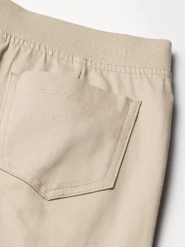 Vista 2 de Nautica Pantalones ajustados de sarga para uniforme escolar para niñas, cómodo material elástico, resistente a las arrugas y a la decoloración