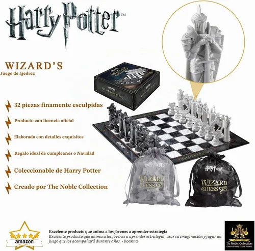 Vista 3 de Juego de ajedrez de Harry Potter de The Noble Collection