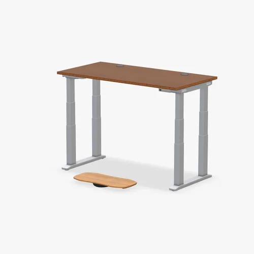 Vista 10 de UPLIFT DESK Bamboo Curve - Escritorio eléctrico de pie V2 (60 x 30 pulgadas), escritorio de pie ajustable de 4 patas, teclado avanzado, ojales