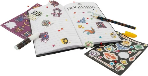 Vista 6 de Innovative Designs Harry Potter - Juego de diario brillante para niños, con calcomanías y gemas