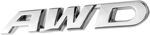 Vista 9 de OnlyYou.X AWD Emblema 3D Logo AWD calcomanía gruesa para camioneta universal y automóvil, 6 pulgadas de largo, 1 pieza de metal negro