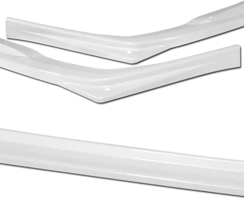 Vista 5 de Kit de 3 labios para parachoques delantero compatible con Subaru Impreza 2017 - 2019, alerón de protección de moldura divisora estilo ST, difusor