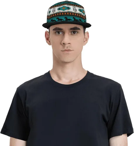 Vista 7 de Gorra india nativa americana ajustable retro nativa americana sombrero de béisbol para hombres y mujeres, sombrero y gorra ajustable casual