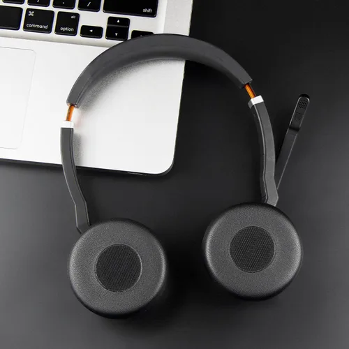 Vista 6 de SOULWIT Almohadillas para Jabra Evolve 75 - Negro