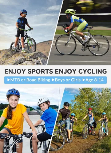 Vista 6 de BALEAF Girls Padded Bike Shorts Kids Boys Youth Cycling Shorts with Padding Mountain Biking UPF 50+