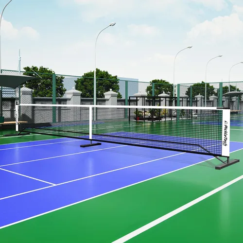 Vista 6 de PICKLETECH 4.0 Slim Version Portable Pickleball Nets Outdoor Game 22 FT Pickleball Net-USAPA Regulation Size-Pickle Ball Net System with Carrying