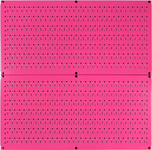 Vista 18 de Tablero horizontal para herramientas de garaje para pared, dos tablas de 32 pulgadas de ancho x 16 pulgadas de alto, fáciles de instalar Blanco