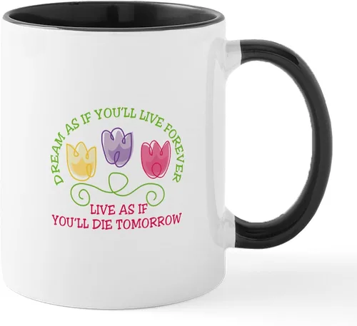 Vista 78 de CafePress Living The Dream Mugs Taza de café de cerámica de 11 oz (11.0 fl oz)