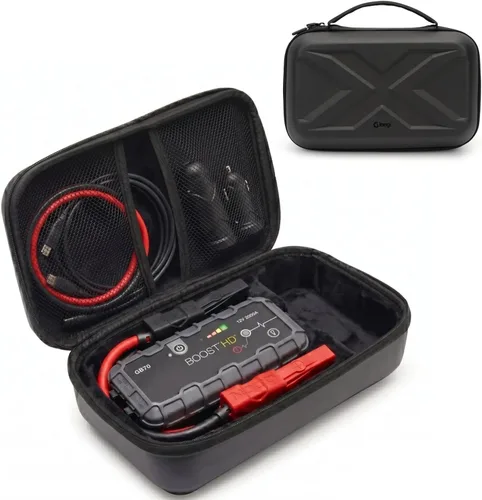 Vista 9 de Funda de almacenamiento con protección EVA Gleegi Compatible con arrancadores de litio NOCO Boost Plus GB40/Boost Sport GB20 UltraSafe, caja
