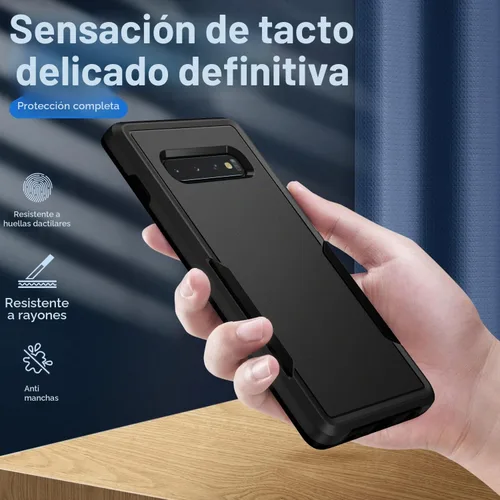 Vista 3 de Funda para Samsung Galaxy S10 Plus, con Protector de Pantalla [Probado contra Caídas de Grado Militar] Funda Protectora de Servicio Pesado