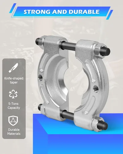 Vista 3 de DAYUAN Juego de 14 extractores separadores de rodamientos, resistente capacidad de 5 toneladas, kit de extractor de rodamientos de 2 y 3 pulgadas