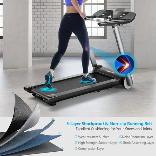 Vista 5 de Goplus Caminadora eléctrica plegable superfit de alta resistencia
