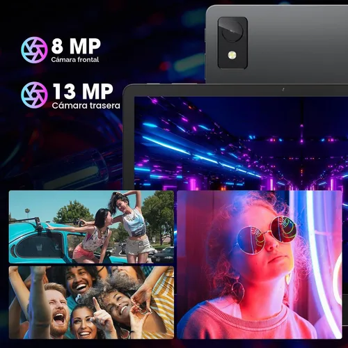 Vista 3 de DigiLand Tableta Android 14 2025 de 11 pulgadas para juegos MediaTek Helio G99 Octa-Core FHD 1920 * 1200 Pantalla Android Tablet 14GB RAM+128GB