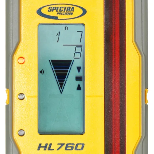 Vista 3 de Spectra Precision Receptor de laserómetro HL760 con abrazadera