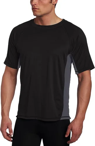 Vista 33 de Kanu Surf Camiseta de natación de manga corta UPF 50 para hombre (tallas regulares y extendidas)