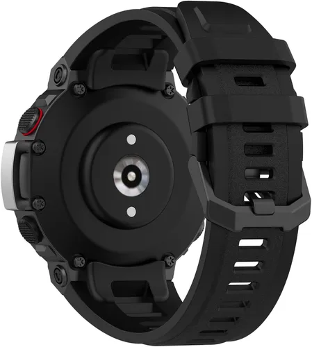 Vista 9 de QGHXO Correa para Amazfit T-Rex 2, correa de repuesto de silicona suave para Amazfit T-Rex 2 / Active Edge Smartwatch