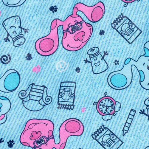 Vista 6 de Nickelodeon Blue es Pistes - Conjunto de camiseta y pantalones cortos de rizo francés