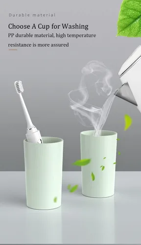Vista 5 de Soporte para cepillos de dientes montado en la pared para baño y baño, kit de exprimidor de pasta de dientes doble automático, kit de exprimidor
