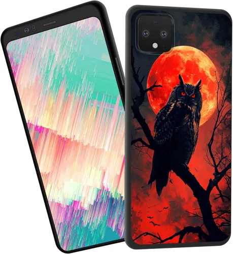Vista 61 de Funda delgada para Google Pixel 4 XL, funda delgada de silicona de TPU suave a prueba de golpes para Google Pixel 4 XL, cruz negra