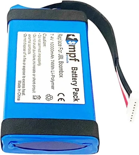 Vista 6 de Reemplazo de batería GSP0931134 01 de 10000mAh compatible con JBL Boombox Altavoz Bluetooth portátil impermeable