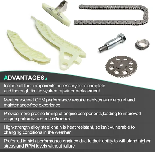 Vista 5 de Kit de cadena de distribución para 2007 2008 2009 2010 2011 2012 para Mini Cooper 1.6L L4 DOHC