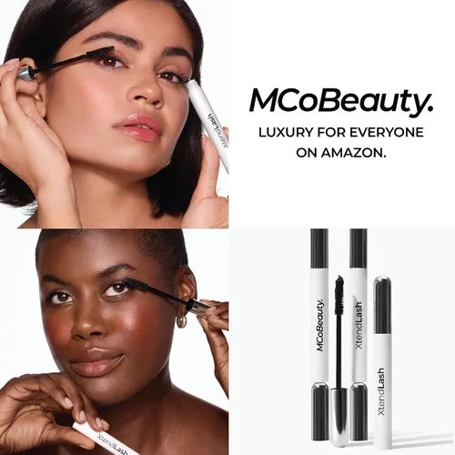 Vista 8 de MCoBeauty XtendLash - Máscara de pestañas de tubos, color negro, alargamiento tubular, volumen y rizo, pestañas de alta definición, resistente al