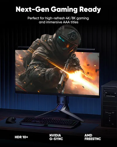 Vista 10 de Capshi Cable DisplayPort 2.1 DP80 (certificado VESA), cable DP 2.1a de 80 Gbps (8K @240Hz, 4K @540Hz 360Hz 240Hz), cable de puerto de pantalla