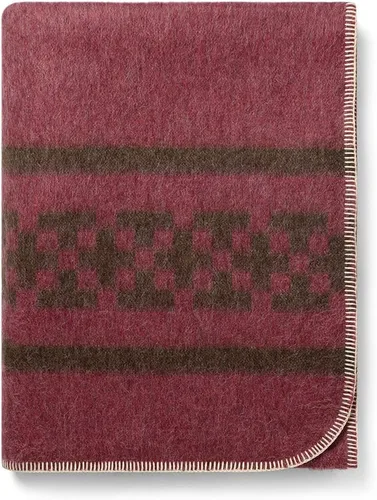Vista 9 de Manta gruesa de lana de alpaca pesada para acampar al aire libre en interiores, mantas peruanas suaves tamaño Queen diseño étnico