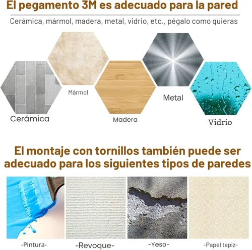 Vista 7 de HOSHANHO Tira magnética para cuchillos, poderosas tiras magnéticas de madera de acacia, soporte magnético para cuchillos para pared, 10 pulgadas