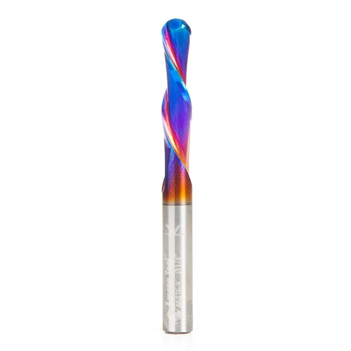 Vista 8 de Amana Tool Broca de carburo sólido con punta esférica en espiral para madera, plástico, MDF, espuma, 46384-K, 1/2 diámetro x 2-1/8 pulgadas x 1/2