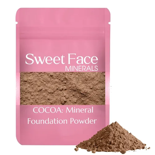 Vista 30 de Sweet Face Minerals - Recambio de polvo de base (BEIGE) (bolsa de 0.42 oz) por Sweet Face Minerals, polvo de maquillaje ligero y mineral suelto