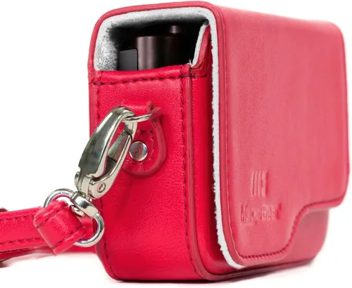 Vista 10 de Megagear Canon Powershot G9 X Mark Iı, G9 X Funda de cuero para cámara con correa - Negro - MG654
