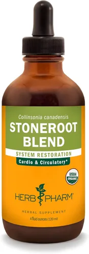 Vista 8 de Herb Pharm Certificado orgánico Stoneroot Blend extracto líquido para apoyo cardiovascular y circulatorio, 1 onza