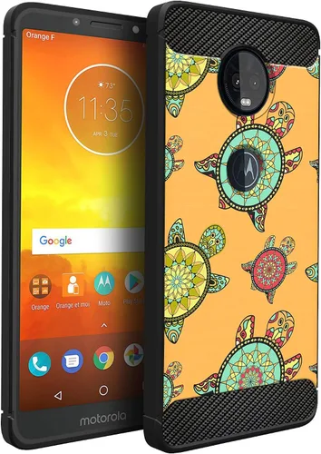 Vista 27 de CasesOnDeck - Funda compatible con Motorola Moto Z4 / Moto Z4 Play, funda de diseño de Moto Z4 Play, delgada, flexible, elegante, protección contra