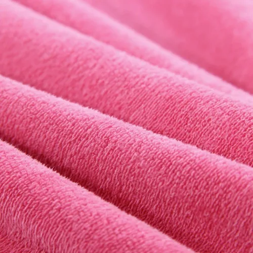 Vista 4 de FakeFace Toalla de baño de microfibra absorbente para mujer, envoltura para el cuerpo, bata de spa, para secar el cabello, gorro, playa, piscina Rosa