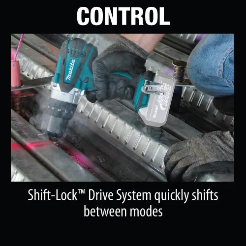 Vista 4 de Makita XFD03Z 18V LXT taladro inalámbrico con batería de iones de litio 1/2