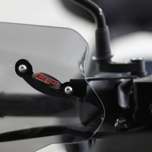 Vista 3 de GP KOMPOZİT Protector de manos transparente compatible con Yamaha XMAX 250 / XMAX 300 / XMAX 400 2011-2022