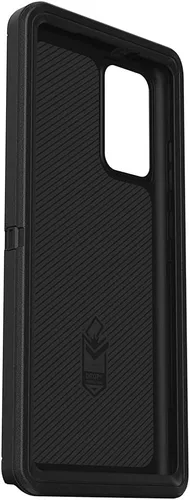 Vista 3 de OtterBox Funda para Galaxy Note20 5G Defender Series, color negro, resistente y duradero, con protección de puerto, incluye soporte de clip