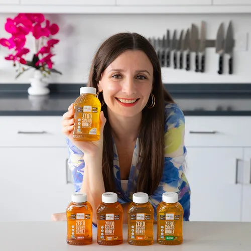 Vista 7 de Wholesome Yum Sustituto de miel cero azúcar (paquete de 2) – Alternativa natural de miel sin azúcar con fruta de monje y alulosa – Cero