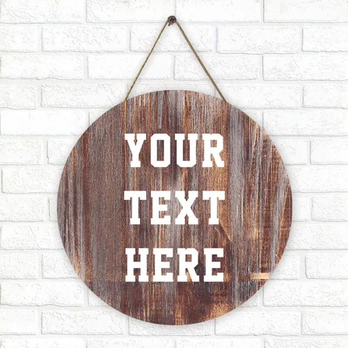 Vista 8 de Letrero de madera personalizado para decoración del hogar, tablero de placa de madera con texto para puerta de granja, cocina, decoración