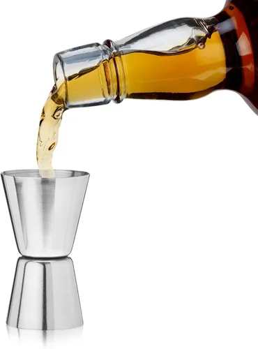 Vista 9 de True Big Jig - Jigger de medición de cóctel para camarero, doble jiggers de acero inoxidable duradero, herramientas de barra, accesorios de bar